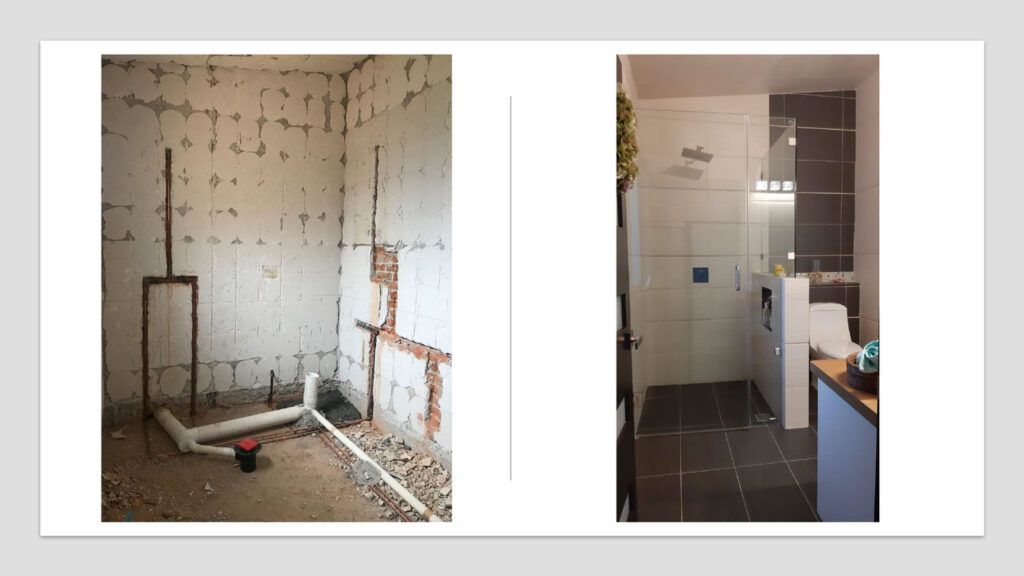 Remodelación de baño.